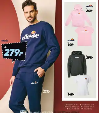 Bilka Ellesse Sweatshirt, Sweatbukser, Hoodie eller T-shirt tilbud