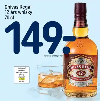 REMA 1000 CHIVAS REGAL 12 års whisky tilbud