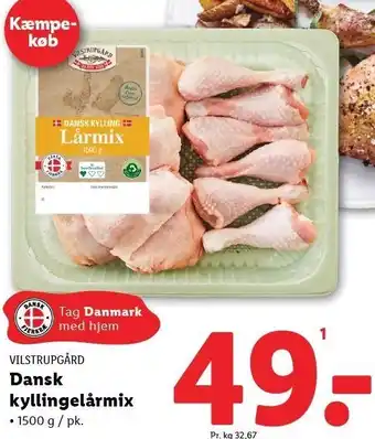 Lidl Dansk kyllingelårmix tilbud