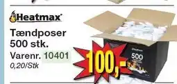 Harald Nyborg Tændposer 500 stk tilbud