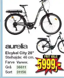 Harald Nyborg Elcykel City 28'' tilbud