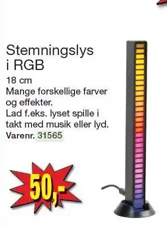 Harald Nyborg Stemningslys i RGB tilbud