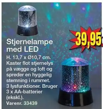 Harald Nyborg Stjernelampe med LED tilbud