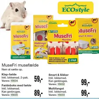 Harald Nyborg MuseFri musefælde tilbud