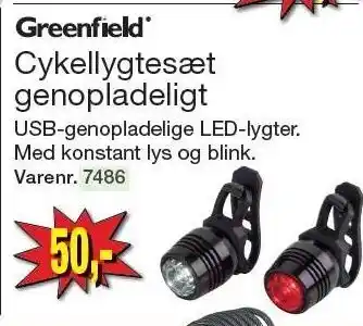 Harald Nyborg Cykellygtesæt genopladeligt tilbud