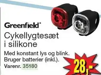 Harald Nyborg Cykellygtesæt i silikone tilbud