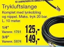 Harald Nyborg Trykluftslange tilbud