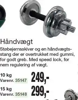 Harald Nyborg Håndvægt tilbud