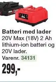 Harald Nyborg Batteri med lader tilbud