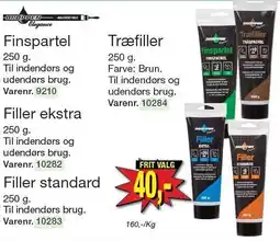 Harald Nyborg Finspartel, Filler ekstra, Filler standard eller Træfiller tilbud