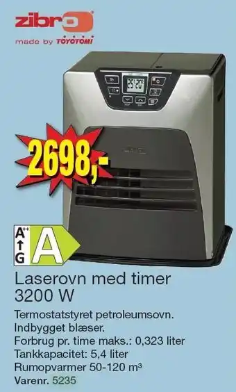 Harald Nyborg Laserovn med timer 3200 W tilbud