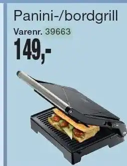 Harald Nyborg Panini-/bordgrill tilbud