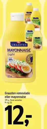 Føtex GRAASTEN remoulade eller mayonnaise tilbud