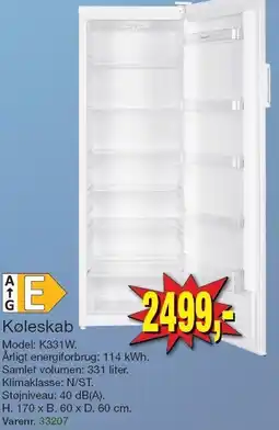 Harald Nyborg Køleskab tilbud