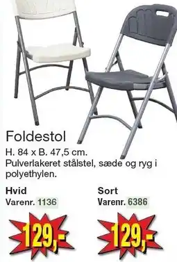 Harald Nyborg Foldestol tilbud