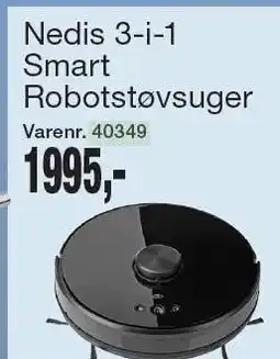 Harald Nyborg Nedis 3-i-1 Smart Robotstøvsuger tilbud