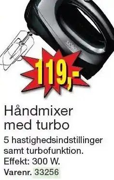 Harald Nyborg Håndmixer med turbo tilbud