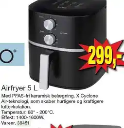 Harald Nyborg Airfryer 5 L tilbud