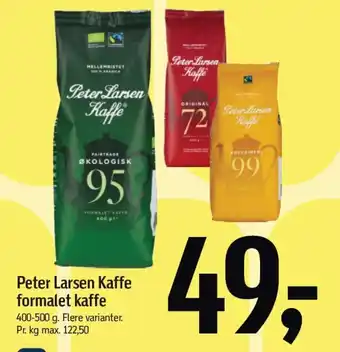 Føtex PETER LARSEN Kaffe formalet kaffe tilbud