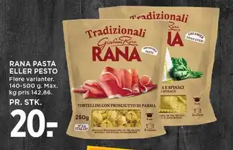 MENY RANA PASTA ELLER PESTO tilbud