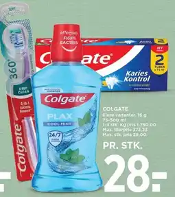 MENY COLGATE tilbud