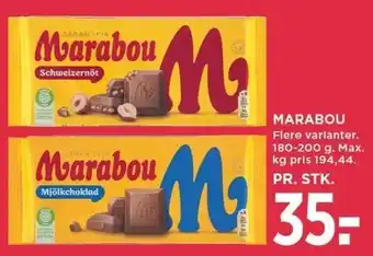 MENY MARABOU tilbud