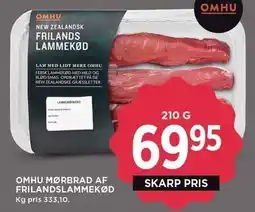 MENY OMHU MØRBRAD AF FRILANDSLAMMEKØD tilbud