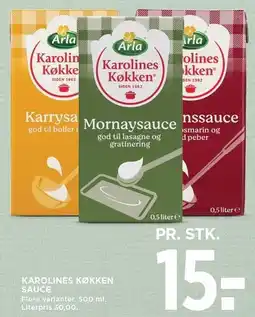 MENY ARLA KAROLINES KØKKEN SAUCE tilbud