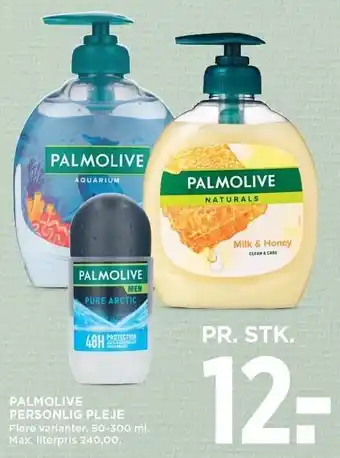 MENY PALMOLIVE PERSONLIG PLEJE tilbud