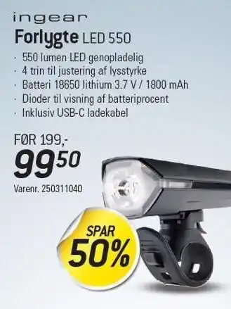 Thansen Forlygte LED 550 tilbud