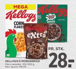 MENY KELLOGG'S MORGENMAD tilbud