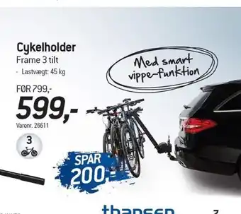 Thansen Cykelholder tilbud