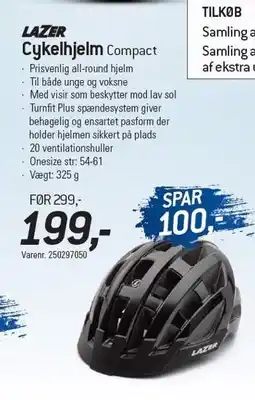 Thansen Cykelhjelm Compact tilbud