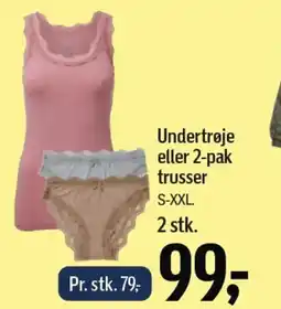 Føtex Undertrøje eller 2-pak trusser S-XXL tilbud