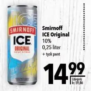 Citti Smirnoff Ice Original 250 ml tilbud