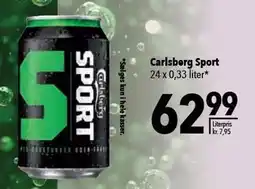 Citti Carlsberg Sport 24 x 0,33 liter tilbud