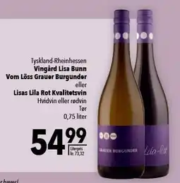 Citti Tyske vine 0,75 liter tilbud