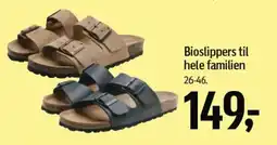 Føtex Bioslippers til hele familien tilbud