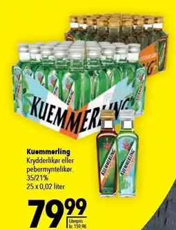 Citti Kuemmerling Kräuterlikör 25 x 20 ml tilbud