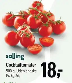 Føtex SALLING Cocktailtomater tilbud