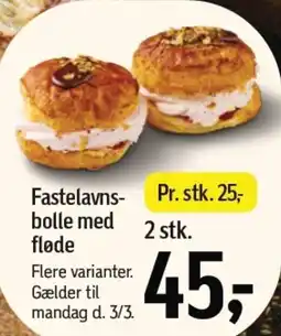 Føtex Fastelavns- bolle med fløde tilbud