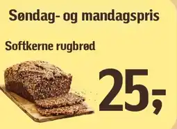 Føtex Softkerne rugbrød tilbud