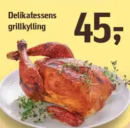 Føtex Delikatessens grillkylling tilbud