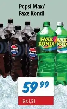 zur Krone Pepsi Max/ Faxe Kondi tilbud