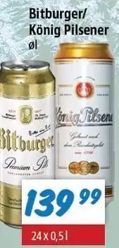 zur Krone Bitburger/ König Pilsener tilbud