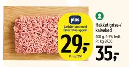 Føtex HAKKET grise-/ kalvekød tilbud