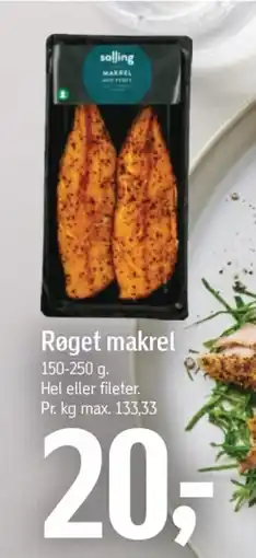 Føtex SALLING Røget makrel tilbud