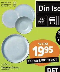 Din Isenkræmmer Tallerken Gastro eller Pastaskål tilbud