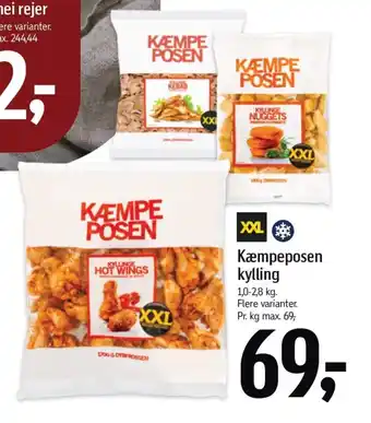 Føtex Kæmpeposen kylling tilbud