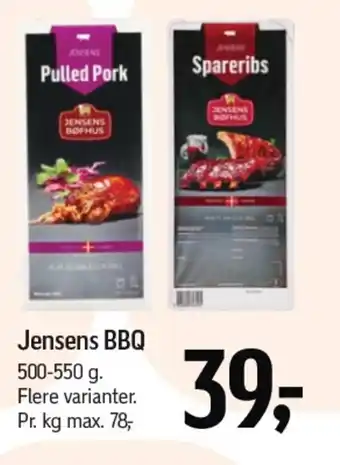 Føtex JENSENS BBQ tilbud